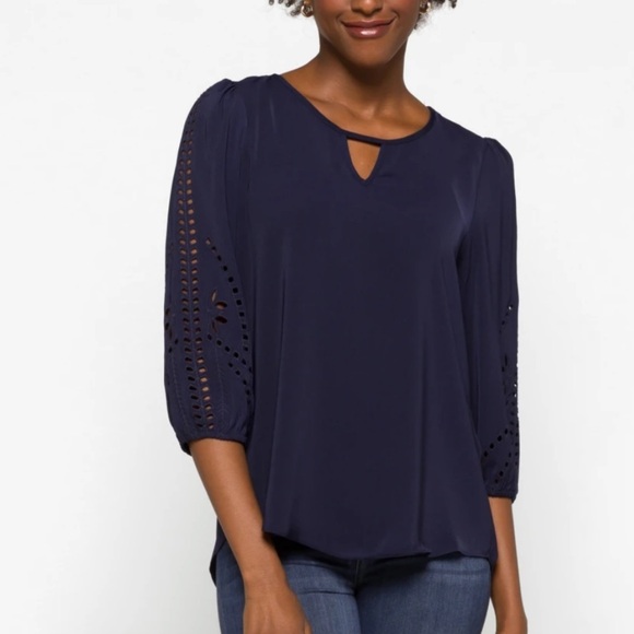 New olive MARKET & SPRUCE
Hersten Embroidery Detail Top - Picture 4 of 6